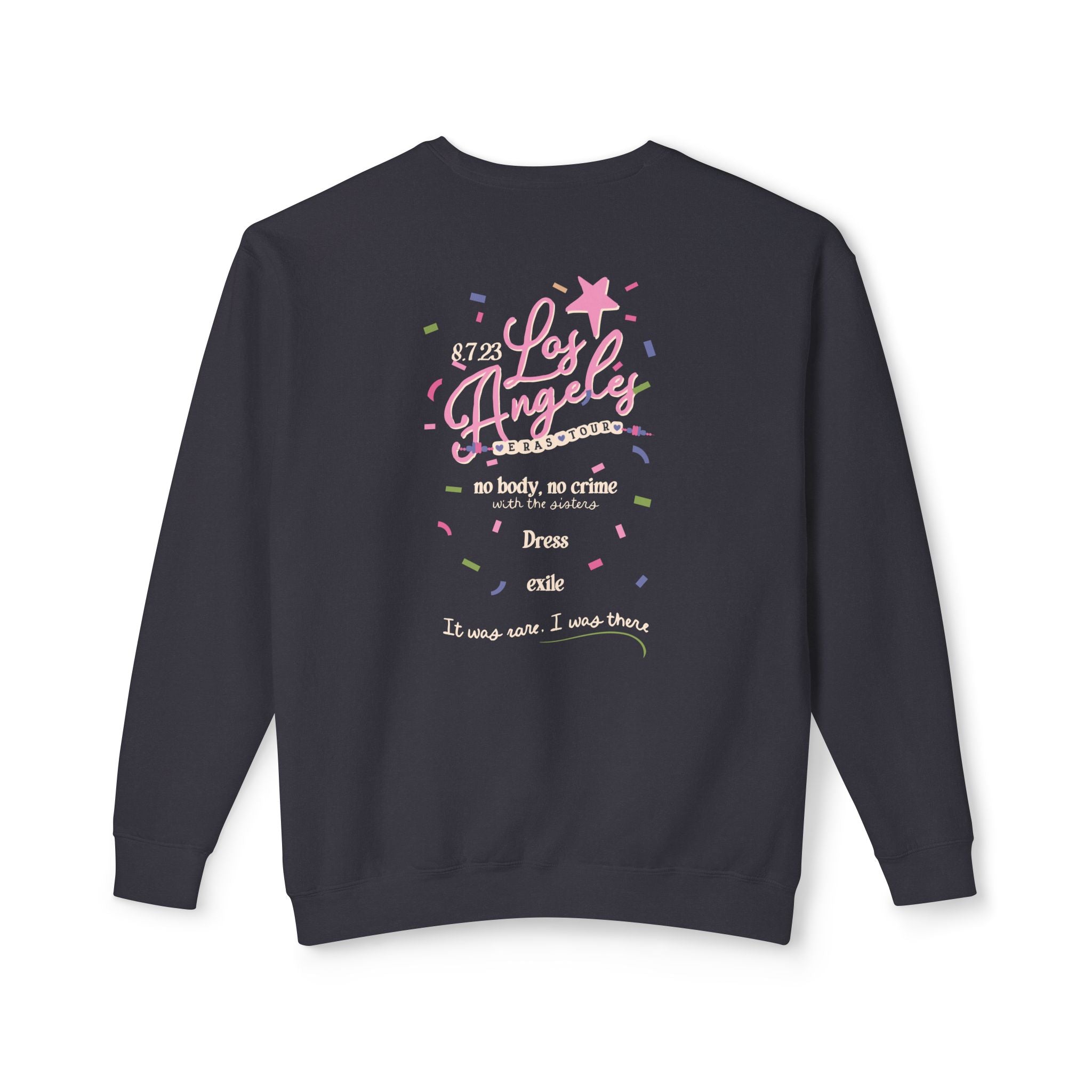 Los Angeles Eras Night Four Taylorwood Lightweight Crewneck