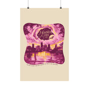 Maroon Surprise Song Dress Night Two Houston Eras Tour Poster