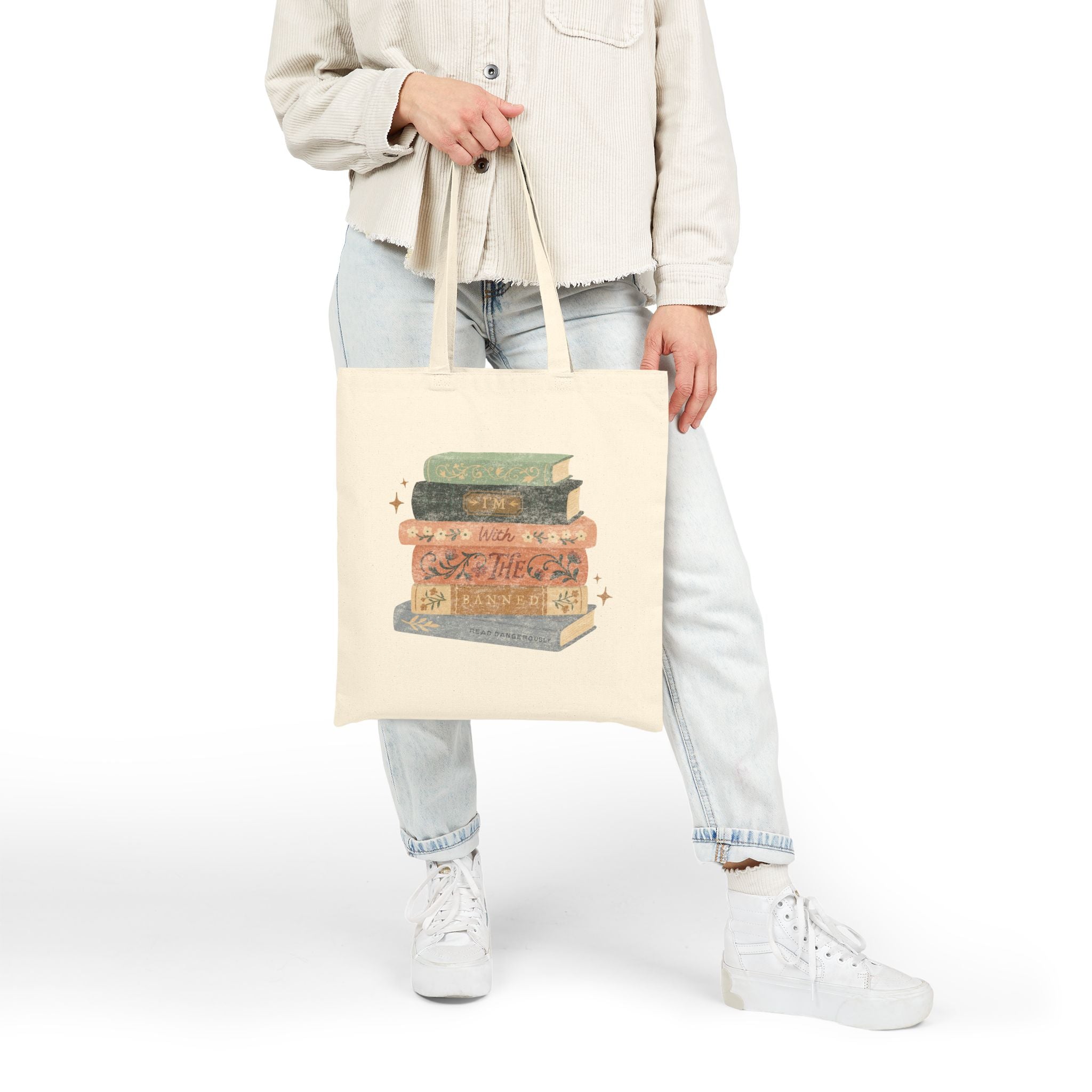 I'm With The Banned Tote Bag