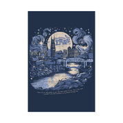 Night Two Nashville Eras Tour Skyline Navy Poster