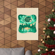 Green Surprise Song Dress Night Three Houston Eras Tour Poster