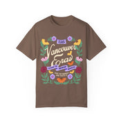 Vancouver Eras Tour Floral Surprise Song Piano Comfort Colors Tee