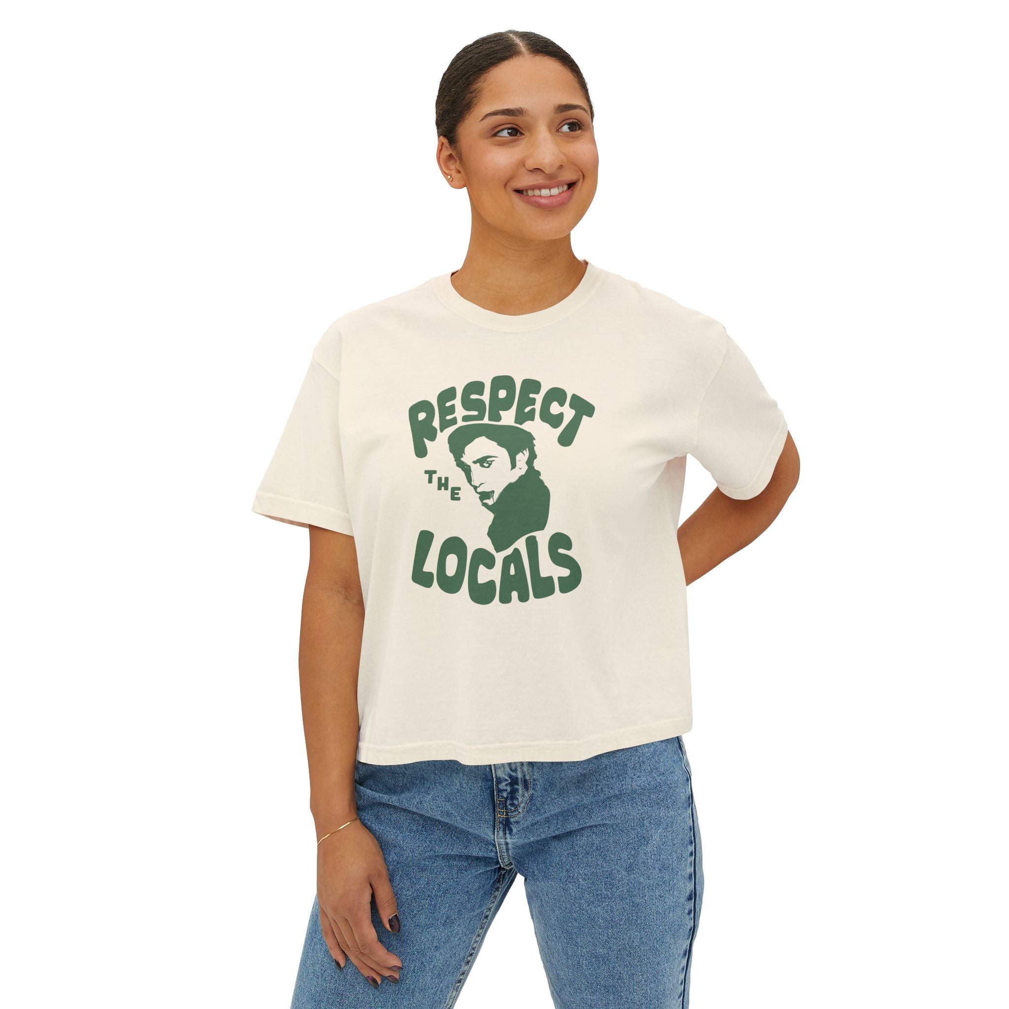 Respect The Locals Crop Top