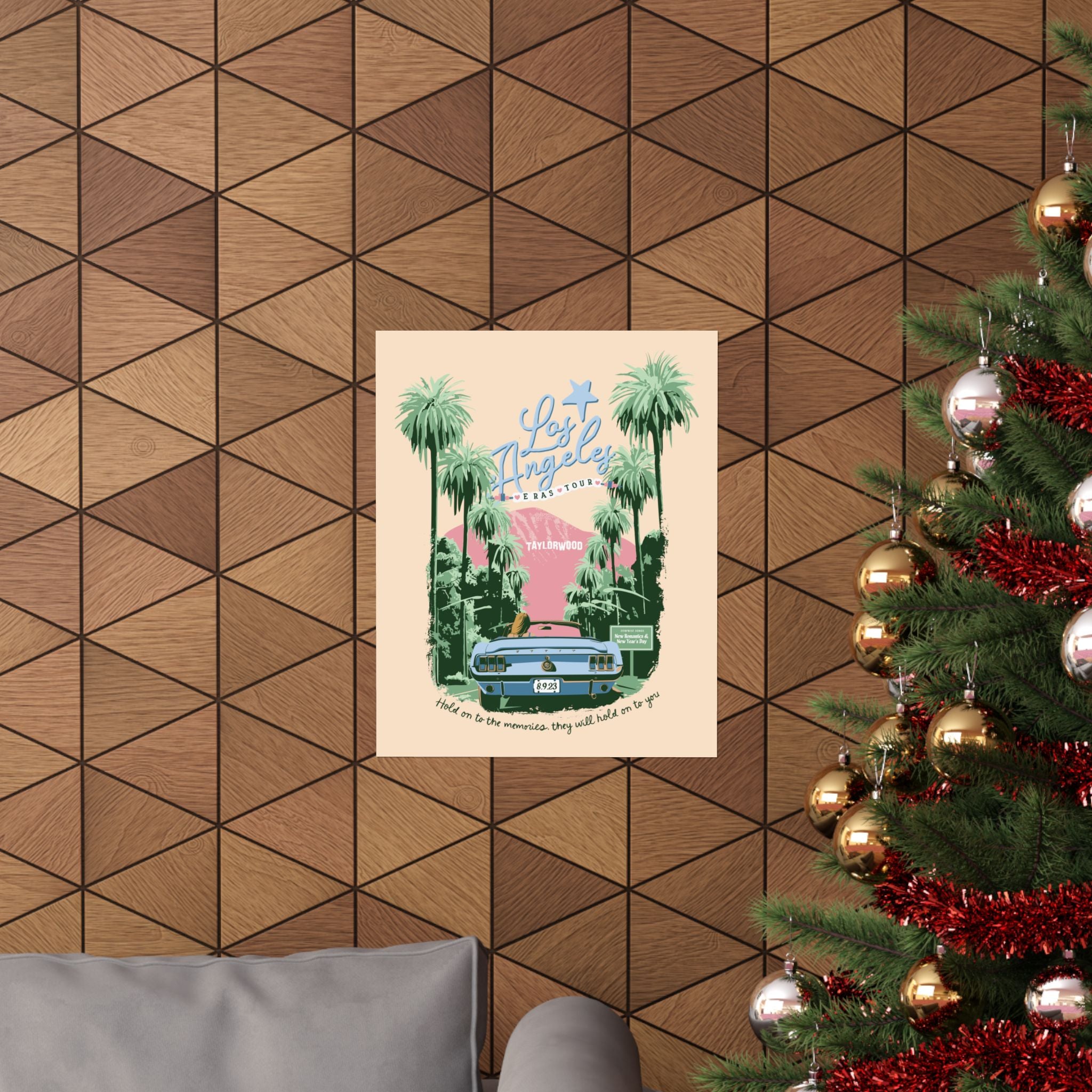 Los Angeles Eras Night Six Taylorwood Poster