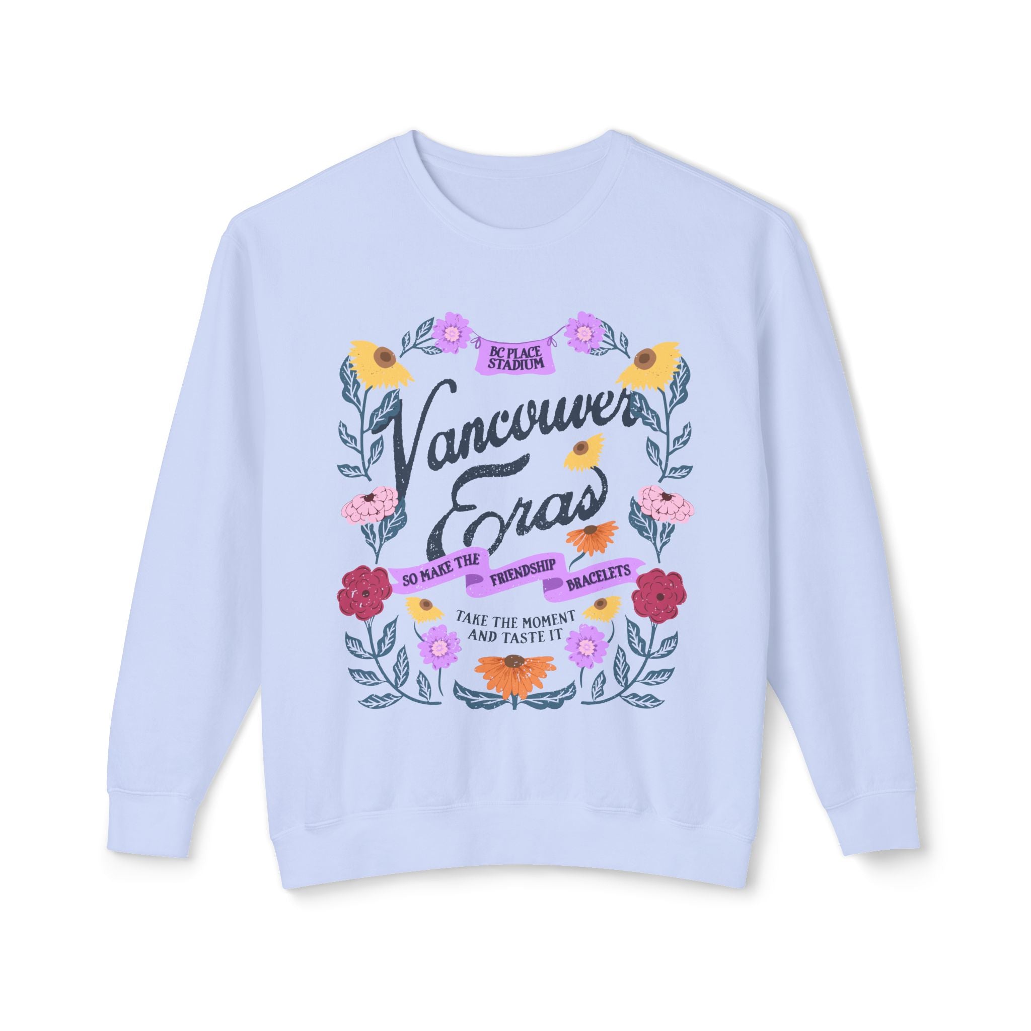 Vancouver Eras Floral Surprise Song Piano Lightweight Crewneck