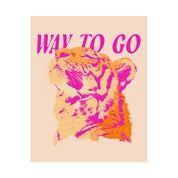 Way To Go Tiger Poster