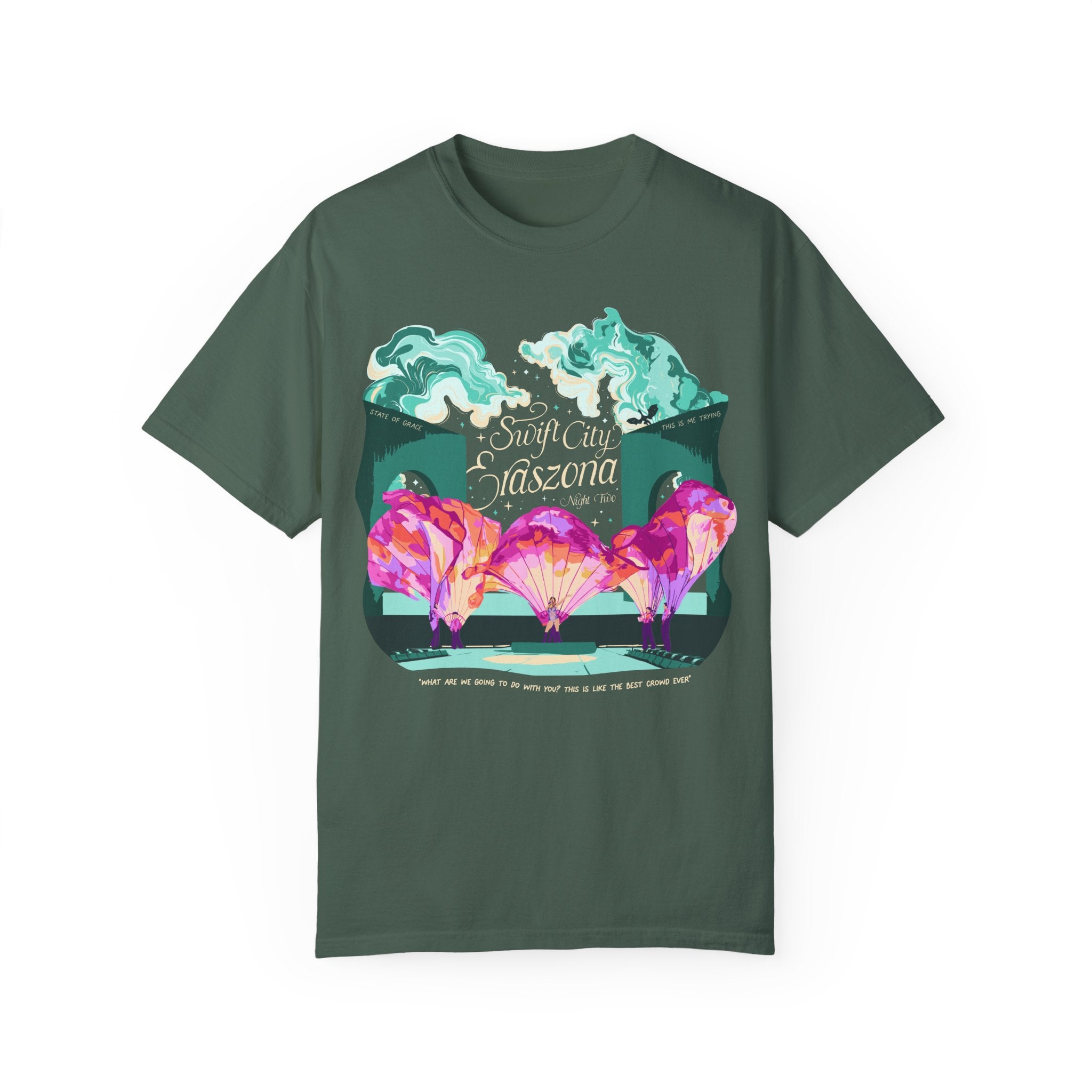 Night Two Glendale, Eraszona Eras Tee