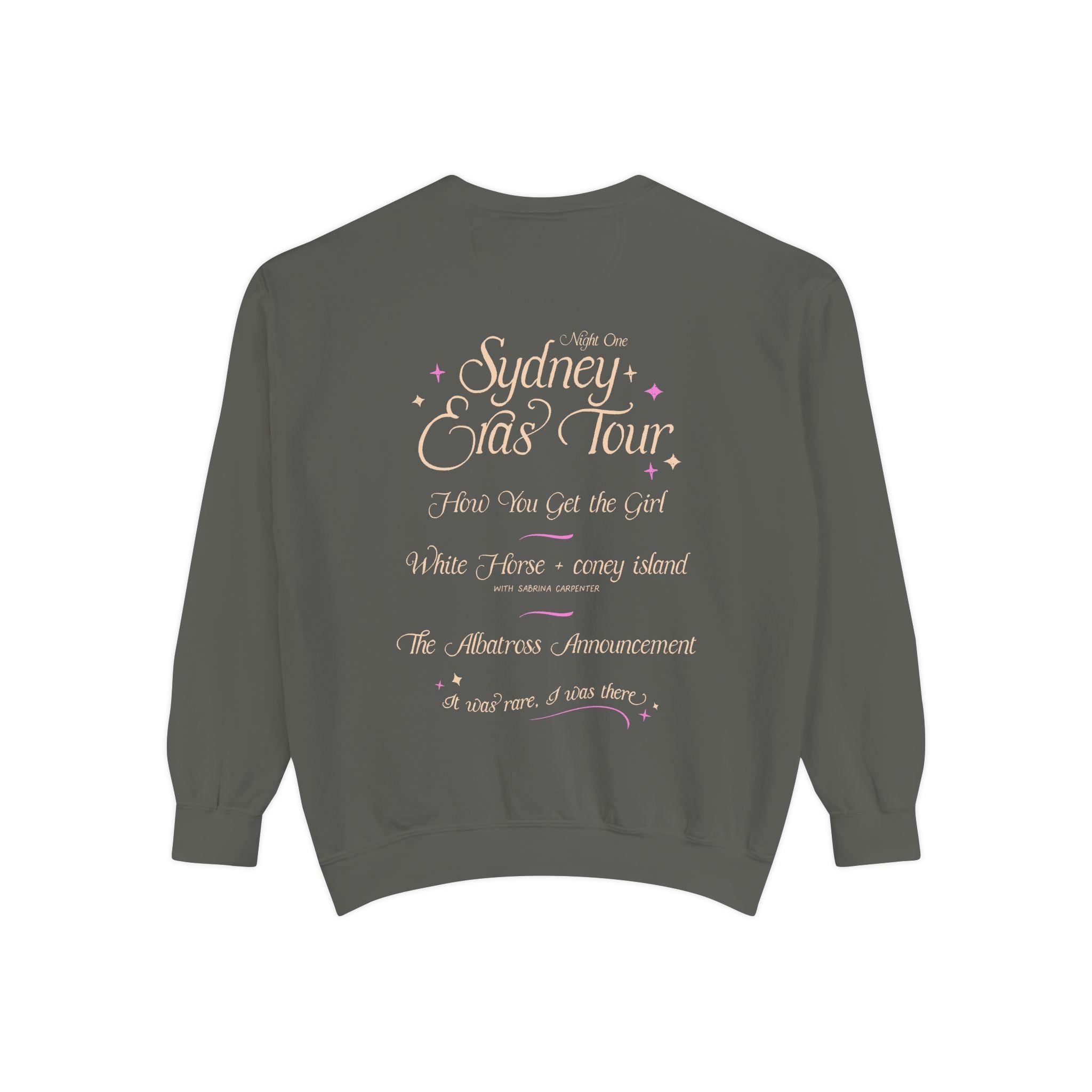 Night One Sydney Eras Tour Crewneck