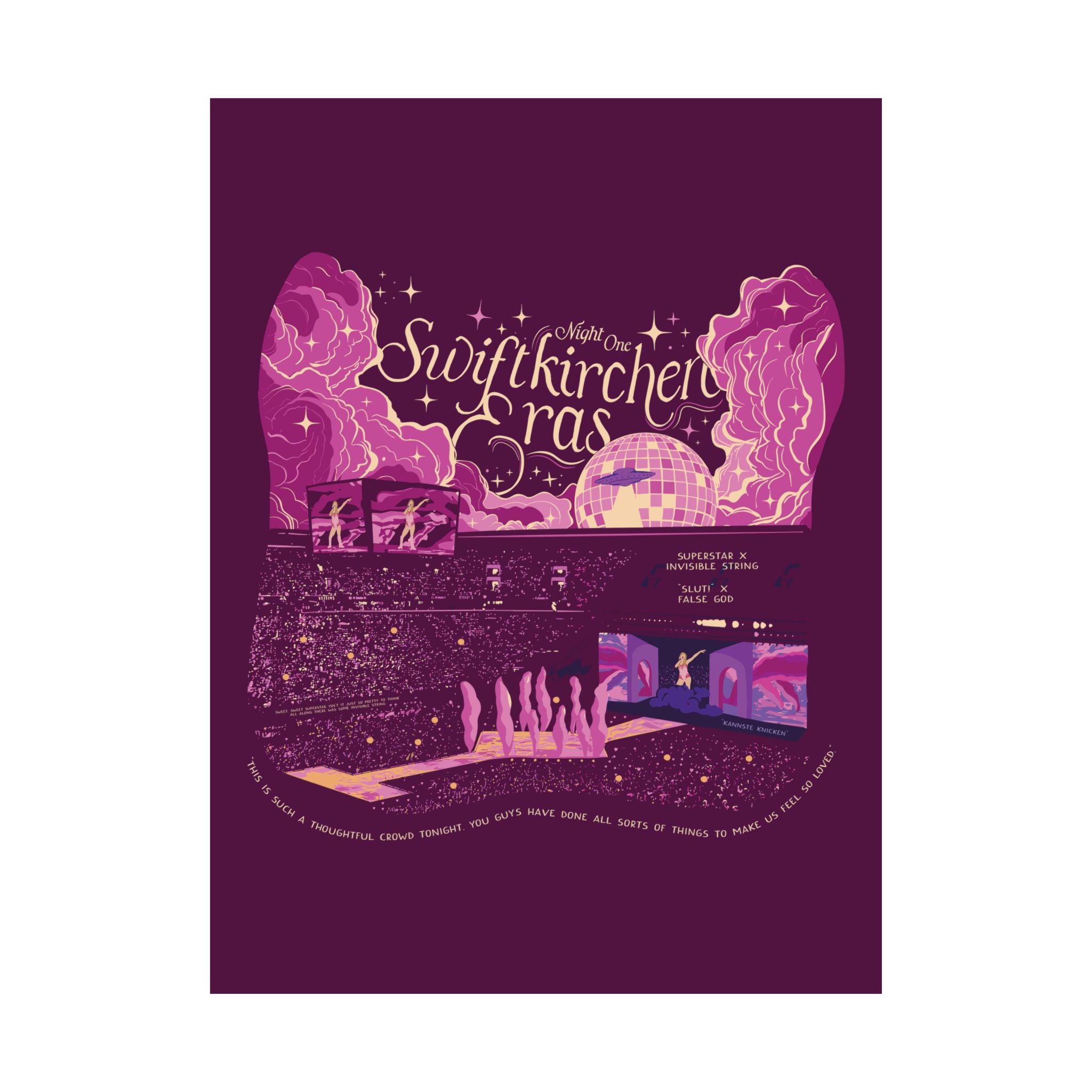 Berry Gelsenkirchen Eras Night One Poster