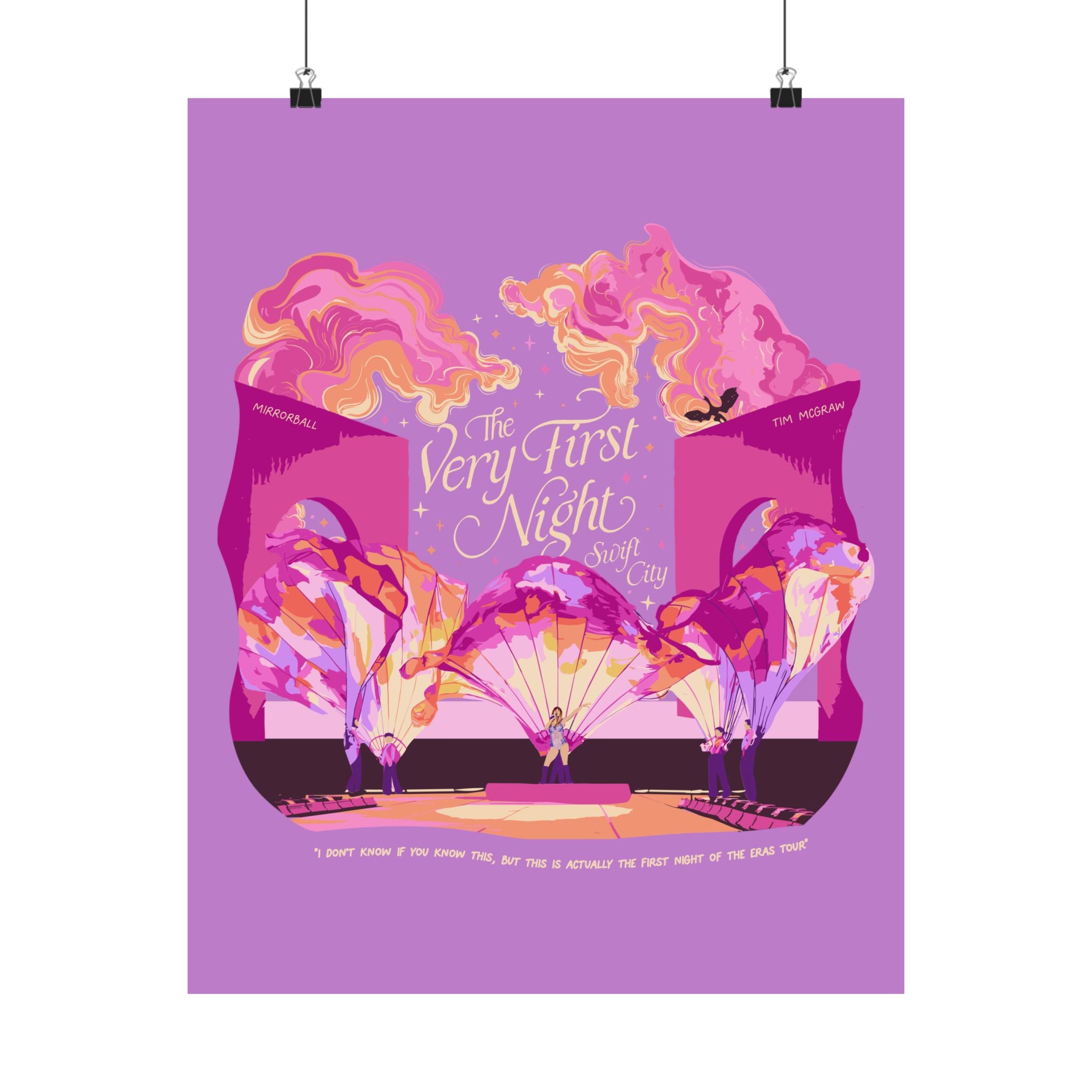 Purple Night One Glendale Tour Poster