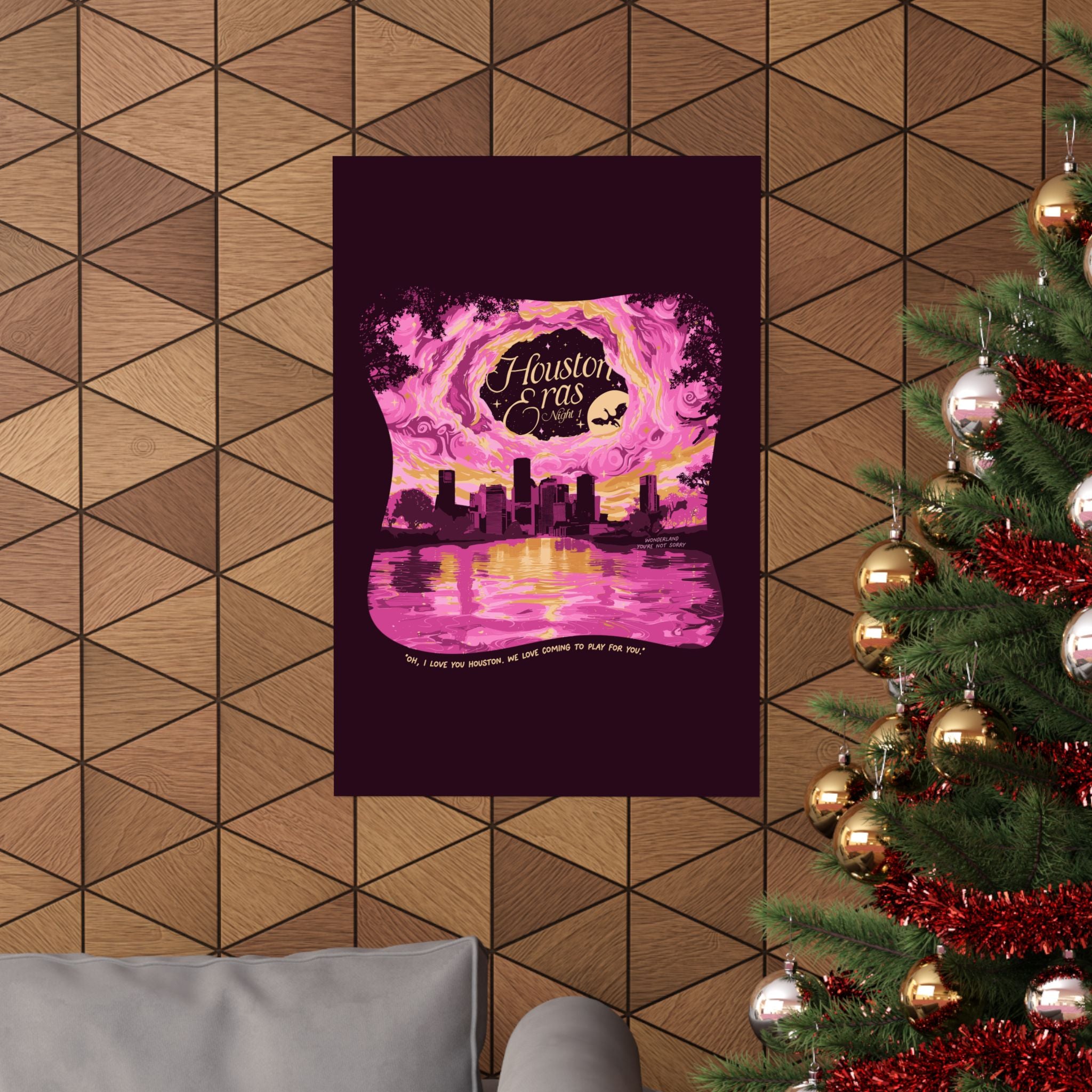 Berry Night One Houston Eras Poster