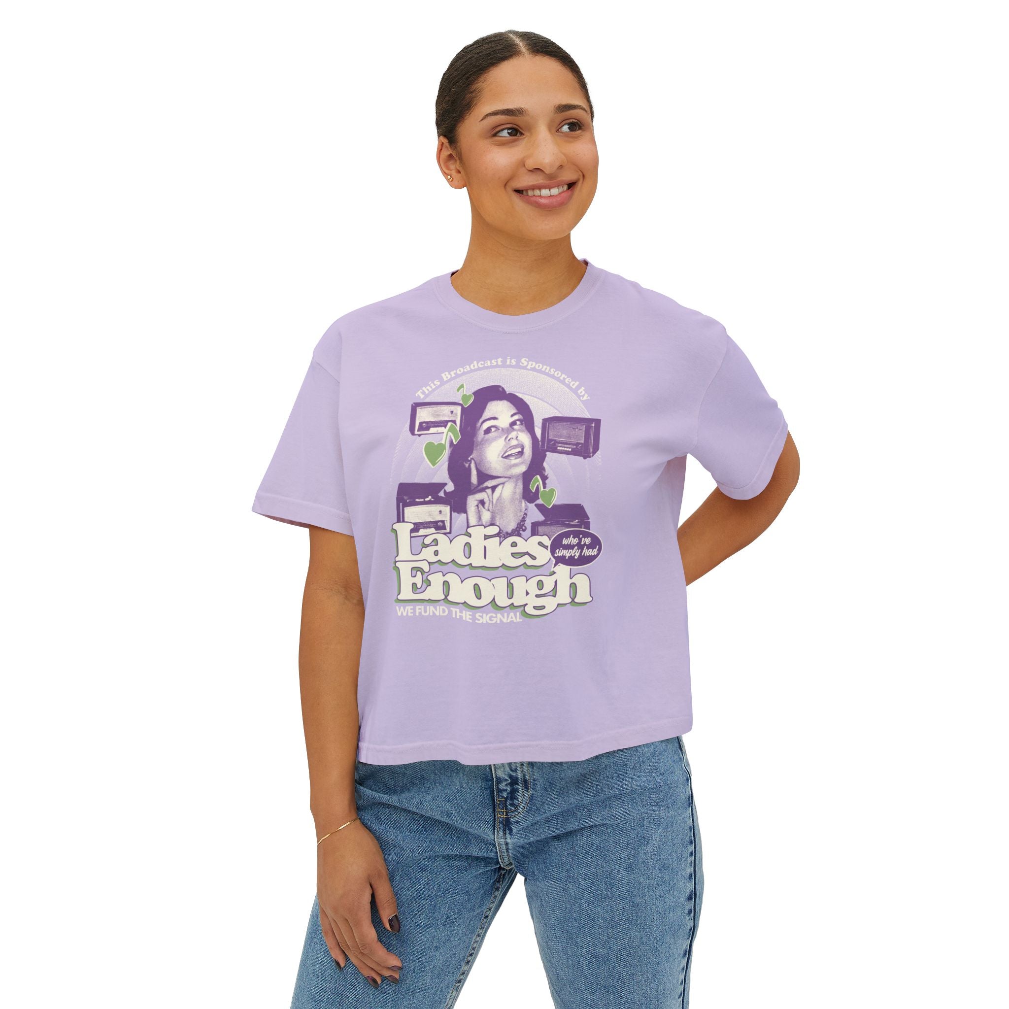 Ladies Had Enough Comfort Colors Crop Top