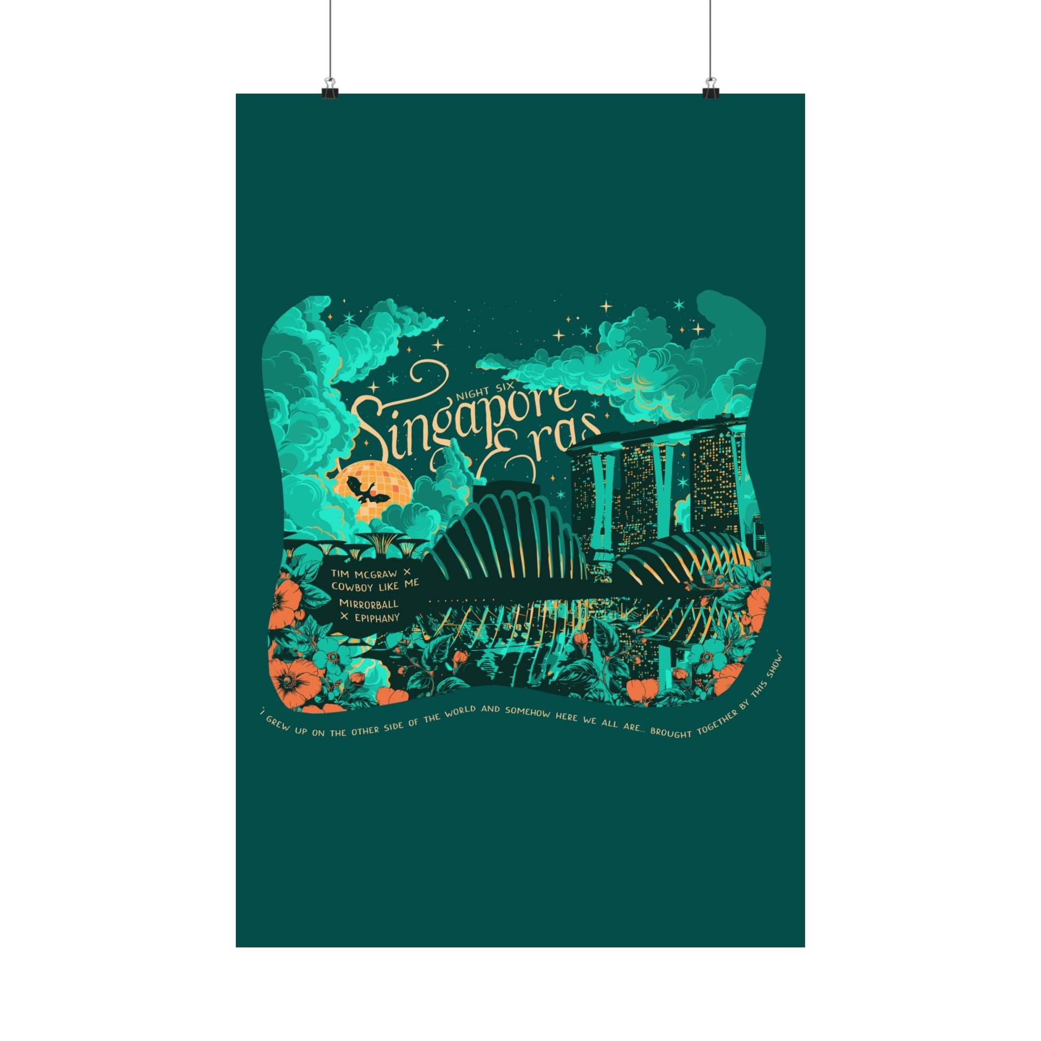 Night Six Singapore Eras Poster