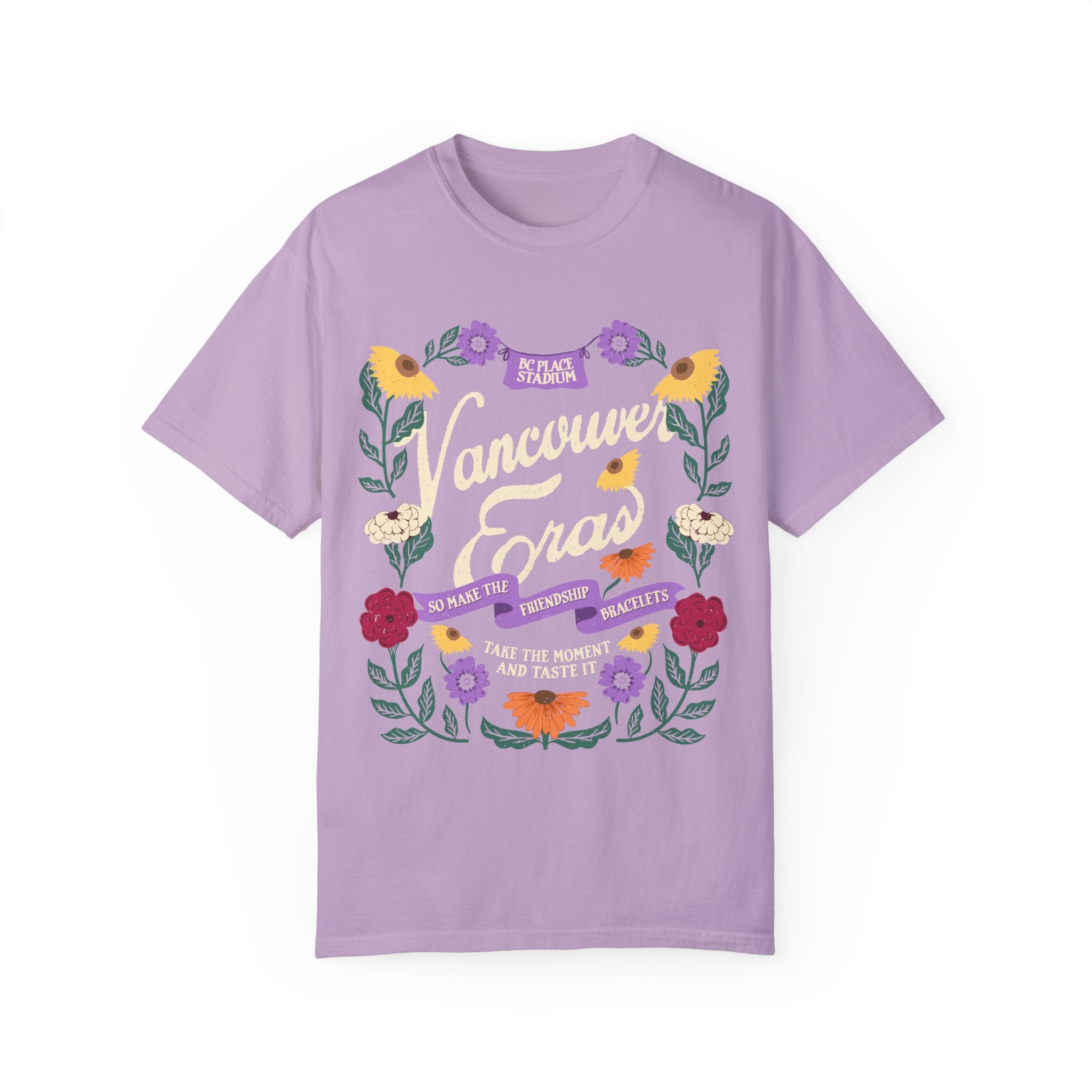 Vancouver Eras Tour Floral Surprise Song Piano Comfort Colors Tee