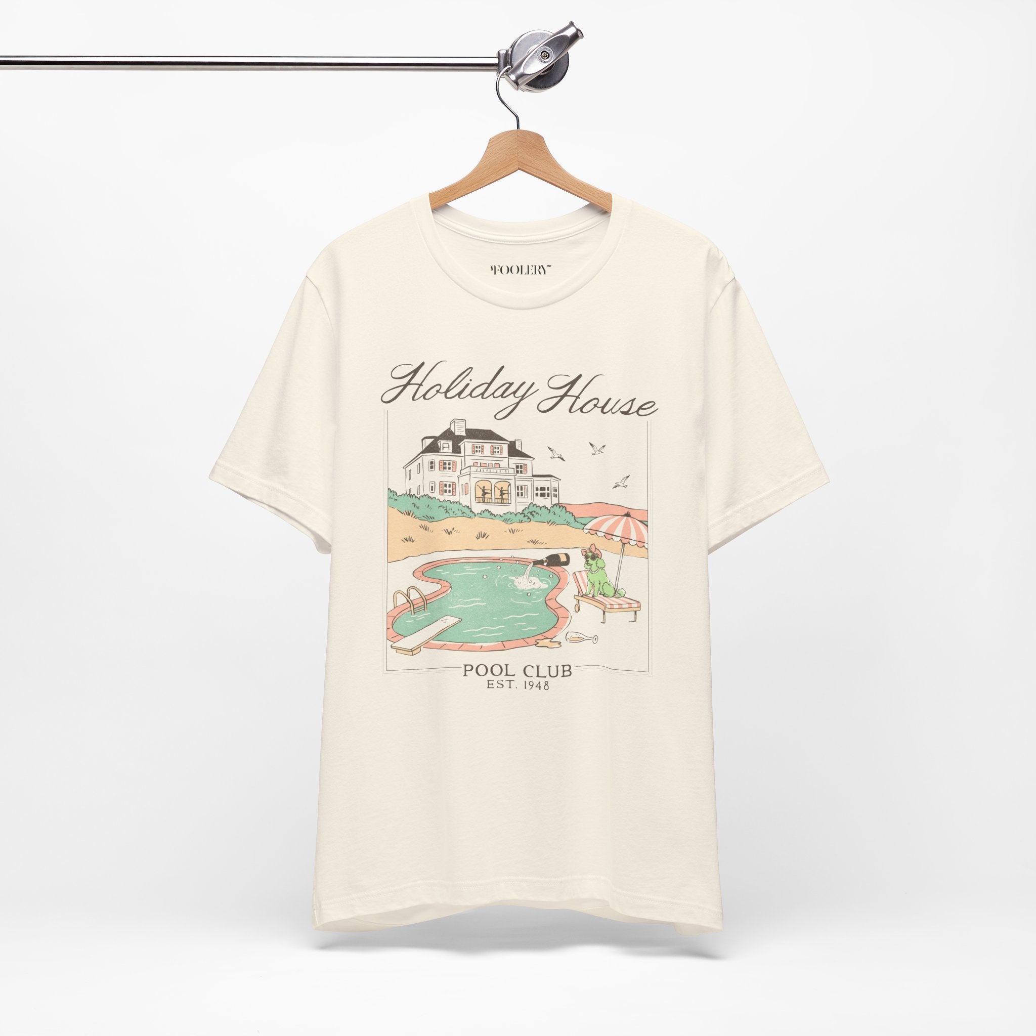 Holiday House Pool Club Bella Canvas Soft Tee