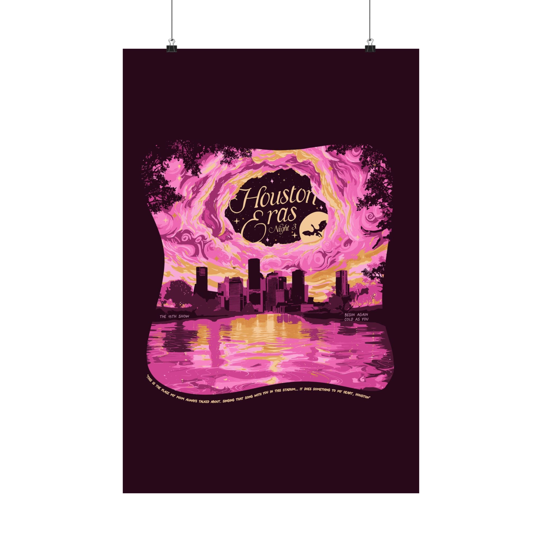 Berry Night Three Houston Eras Poster