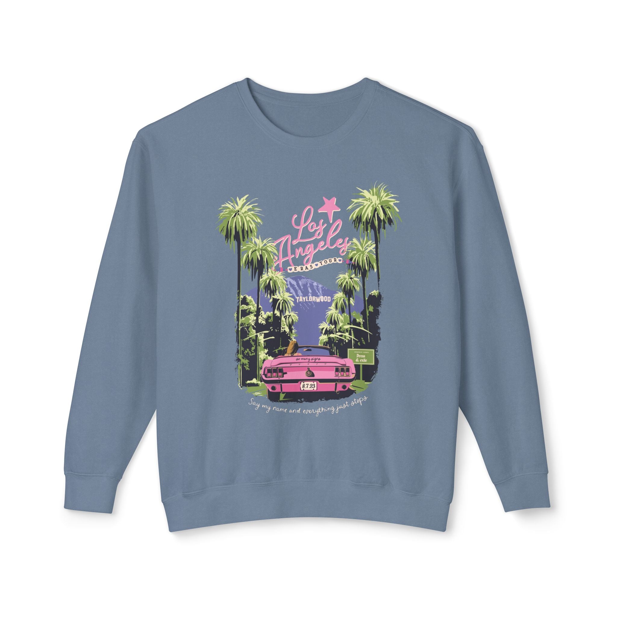 Los Angeles Eras Night Four Taylorwood Lightweight Crewneck