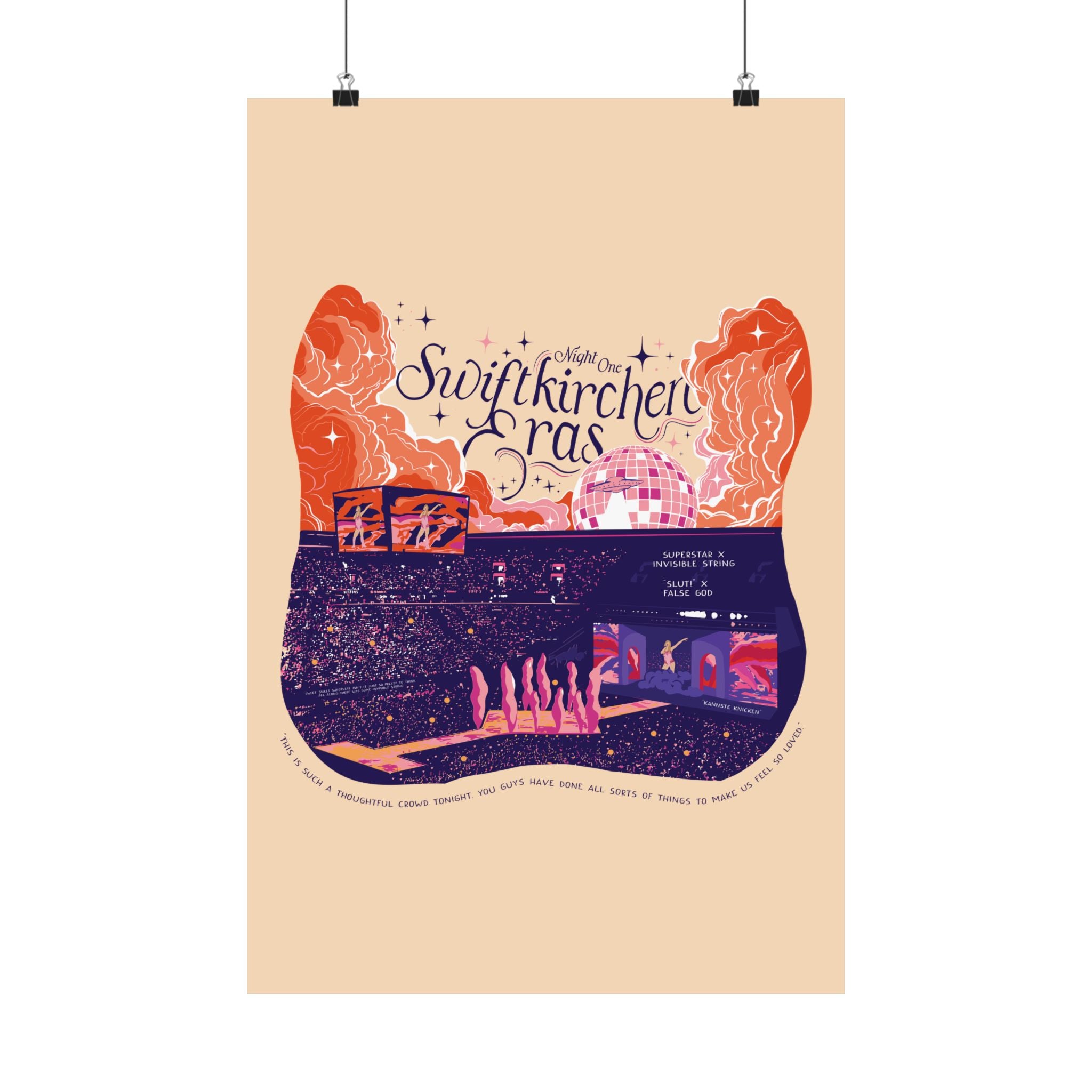 Ivory Gelsenkirchen Eras Night One Poster