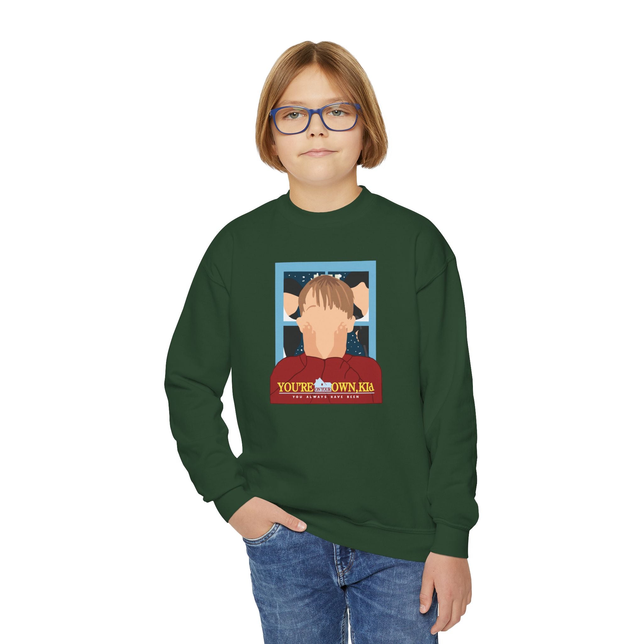 You're On Your Own, Kid Home Alone Crewneck Sweatshirt