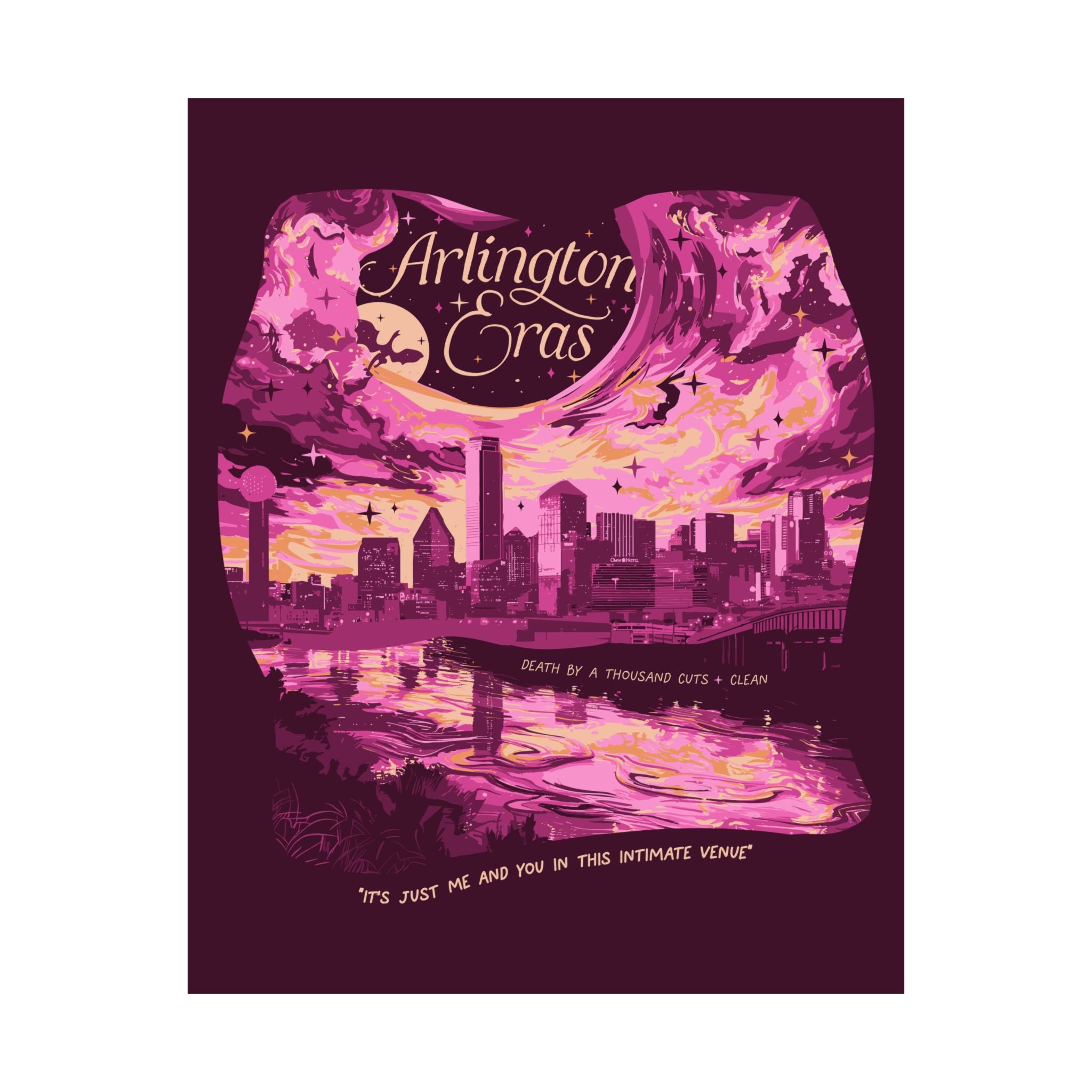 Berry Night Two Arlington Eras Tour Poster