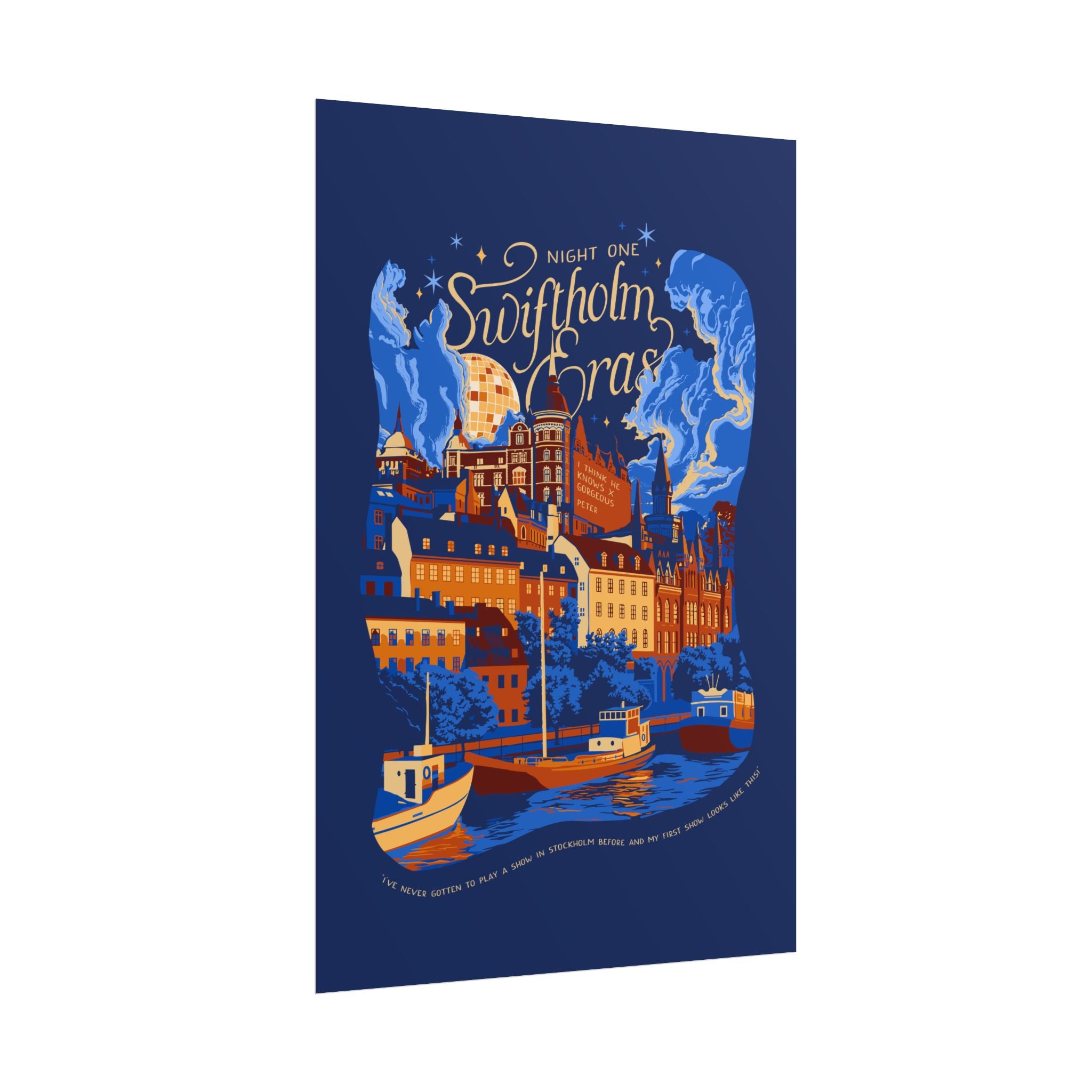 Blue Night One Swiftholm Eras Poster