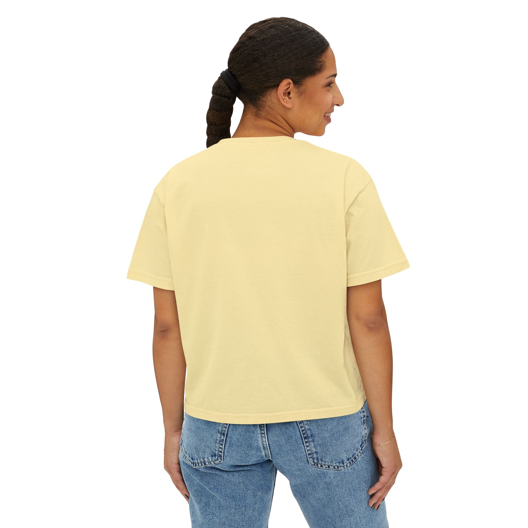 This is the Worthwhile Fight Comfort Colors Crop Top