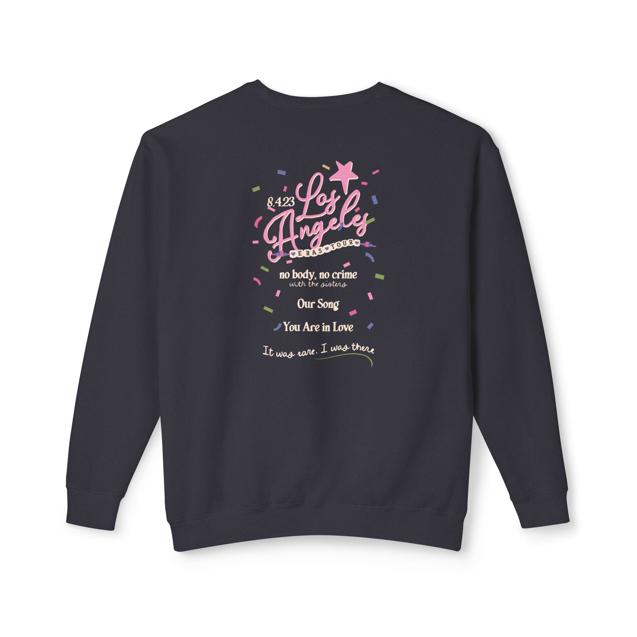 Los Angeles Eras Night Two Taylorwood Lightweight Crewneck