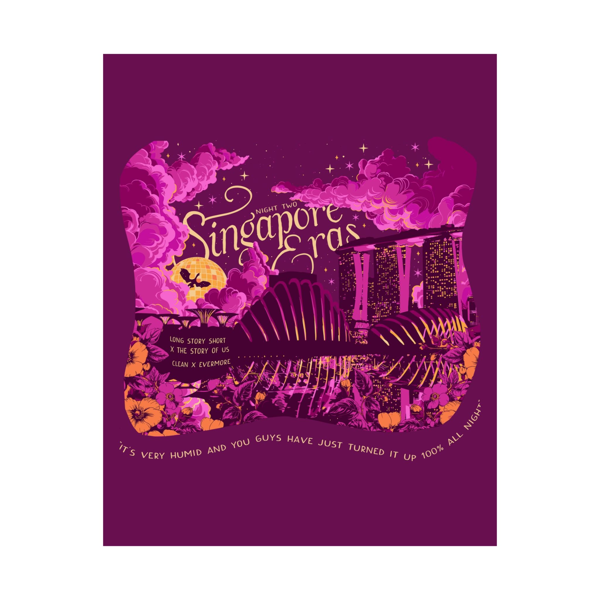 Berry Night Two Singapore Eras Poster