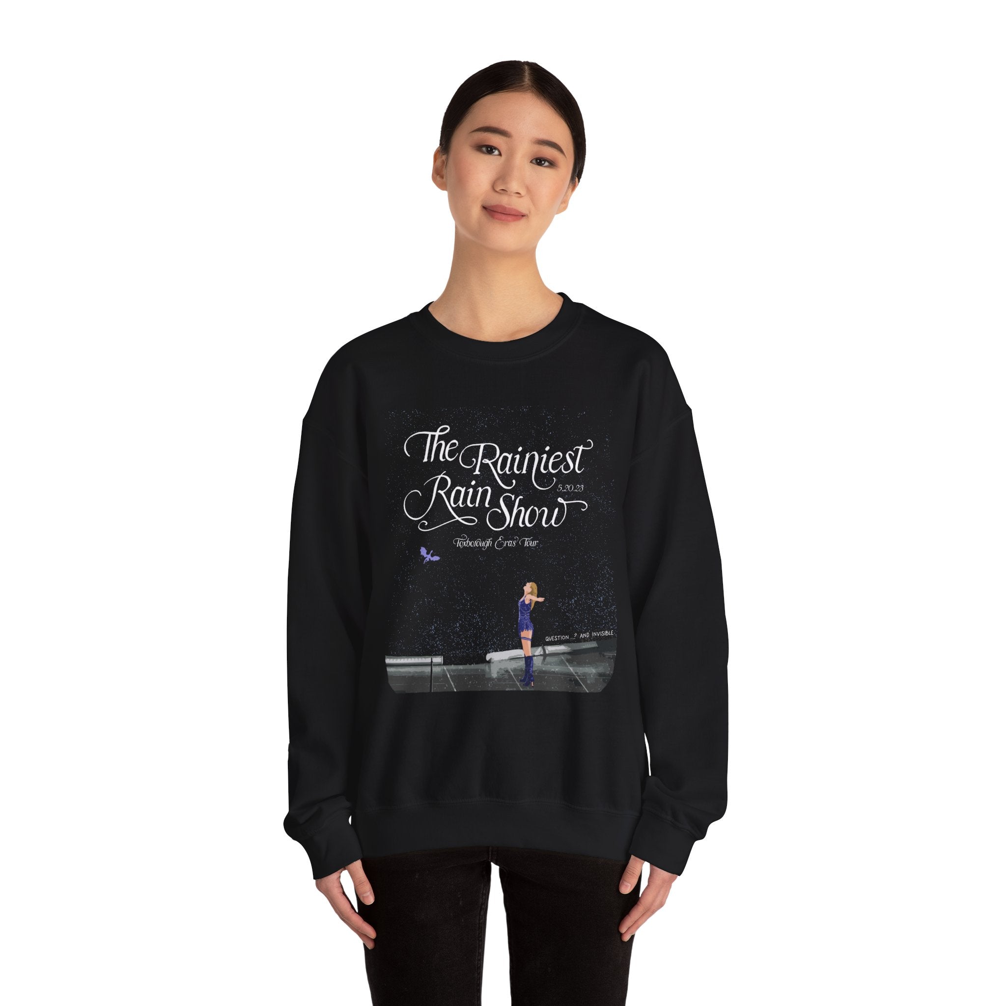 Foxborough Rainiest Rain Show Night Two Crewneck Sweatshirt