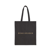 Dear Reader Canvas Tote Bag