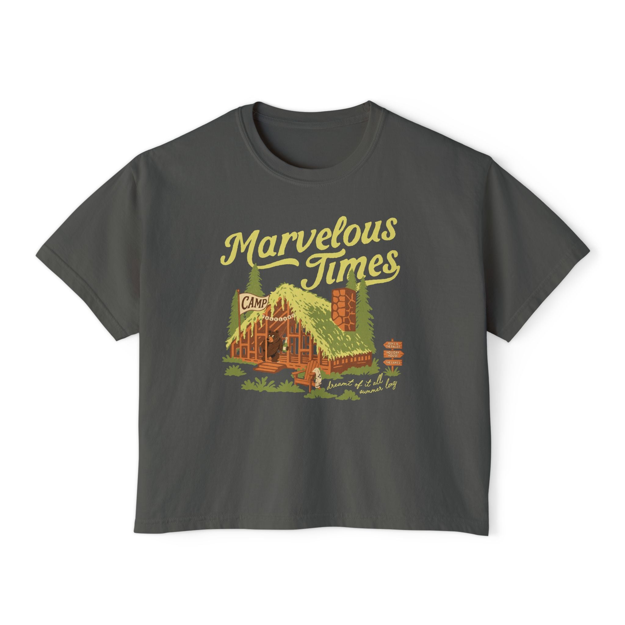 Camp Marvelous Times Crop Top