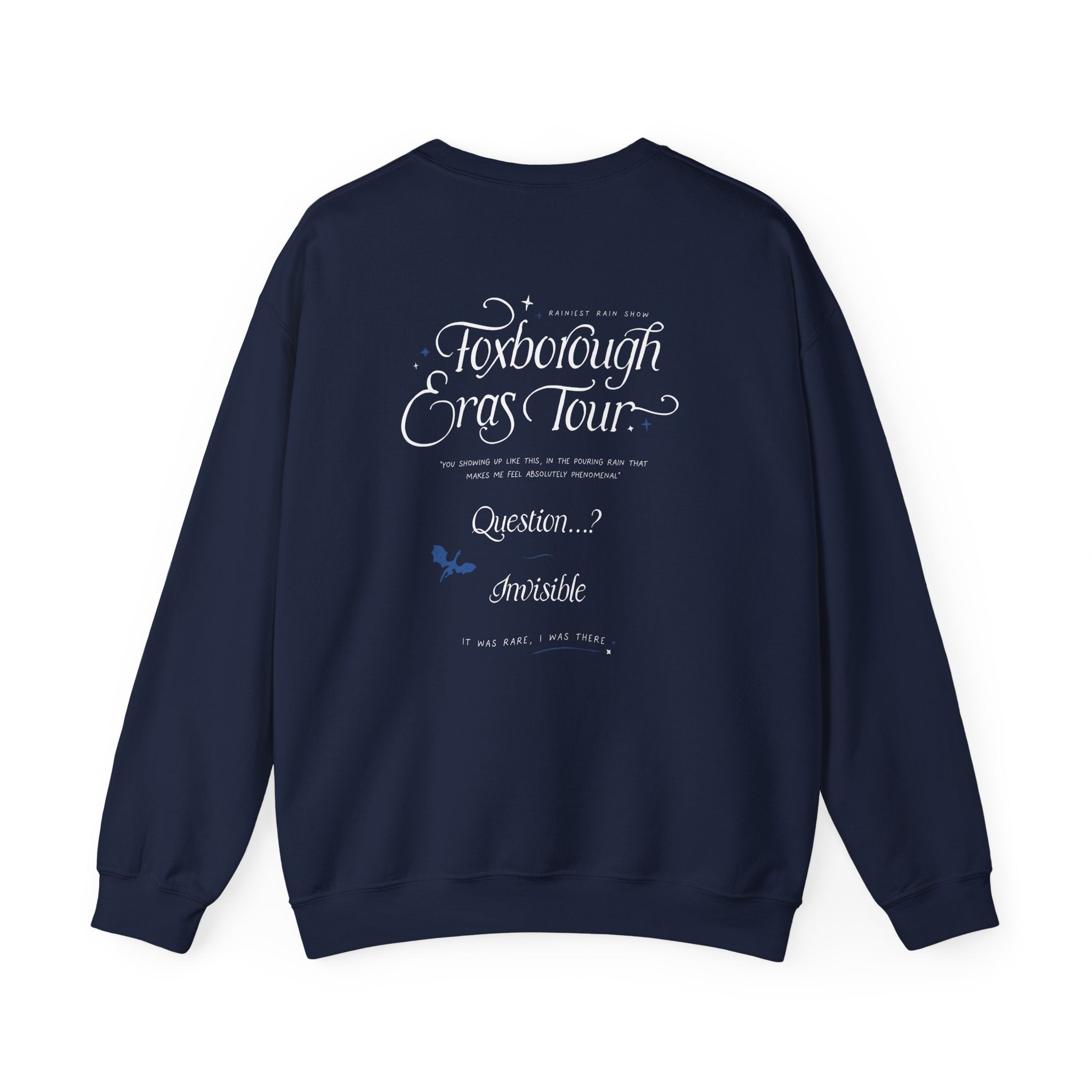 Foxborough Rainiest Rain Show Night Two Crewneck Sweatshirt