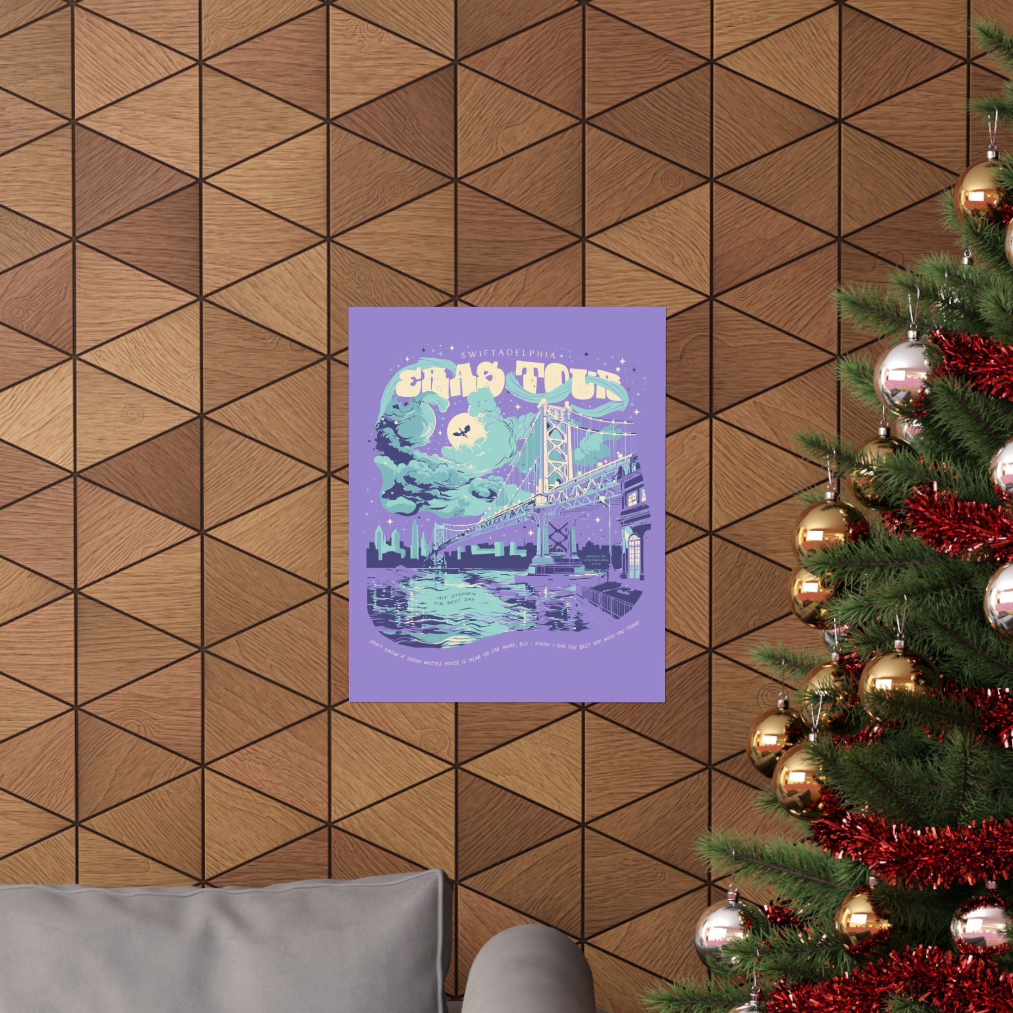 Violet Night Three Swiftadelphia Poster