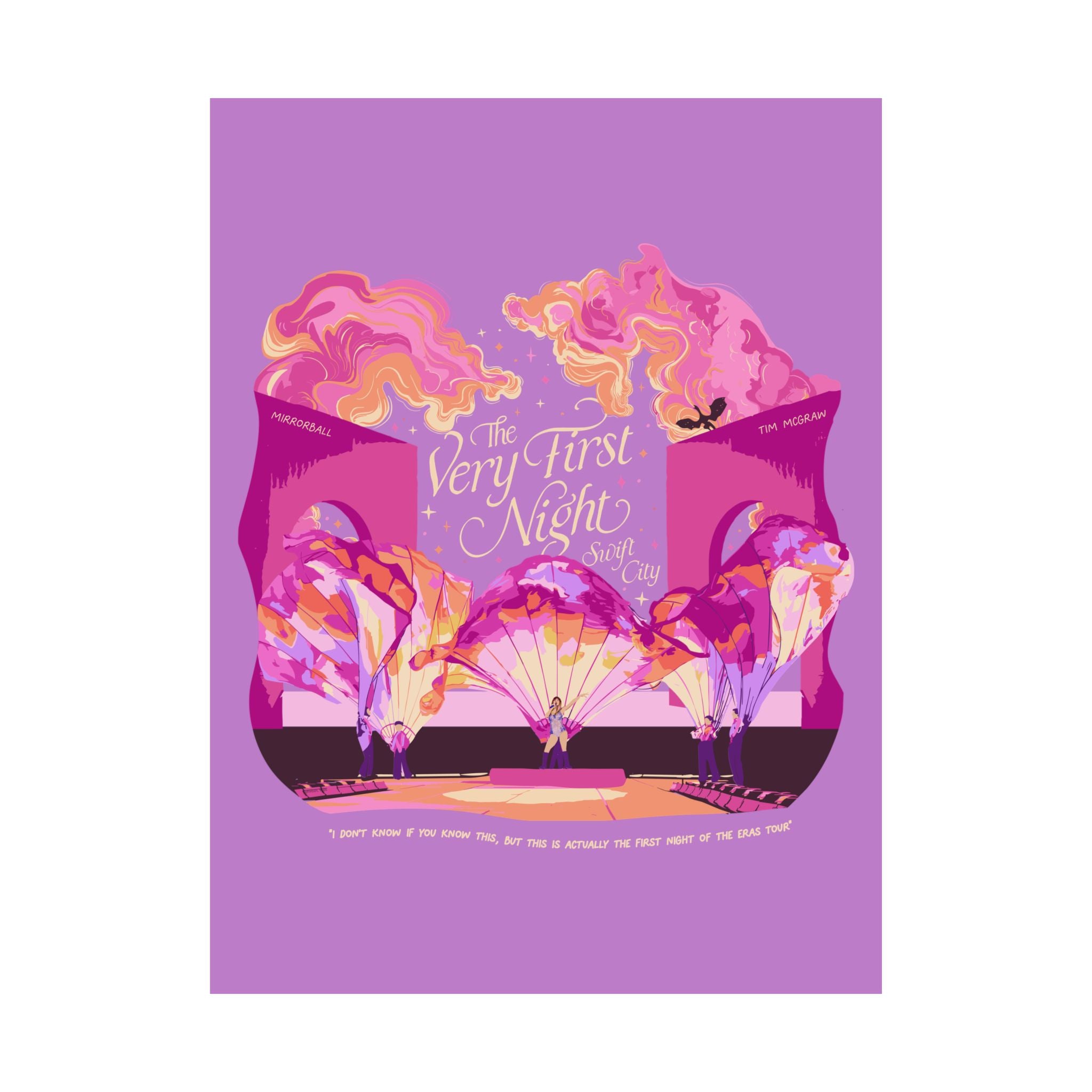 Purple Night One Glendale Tour Poster