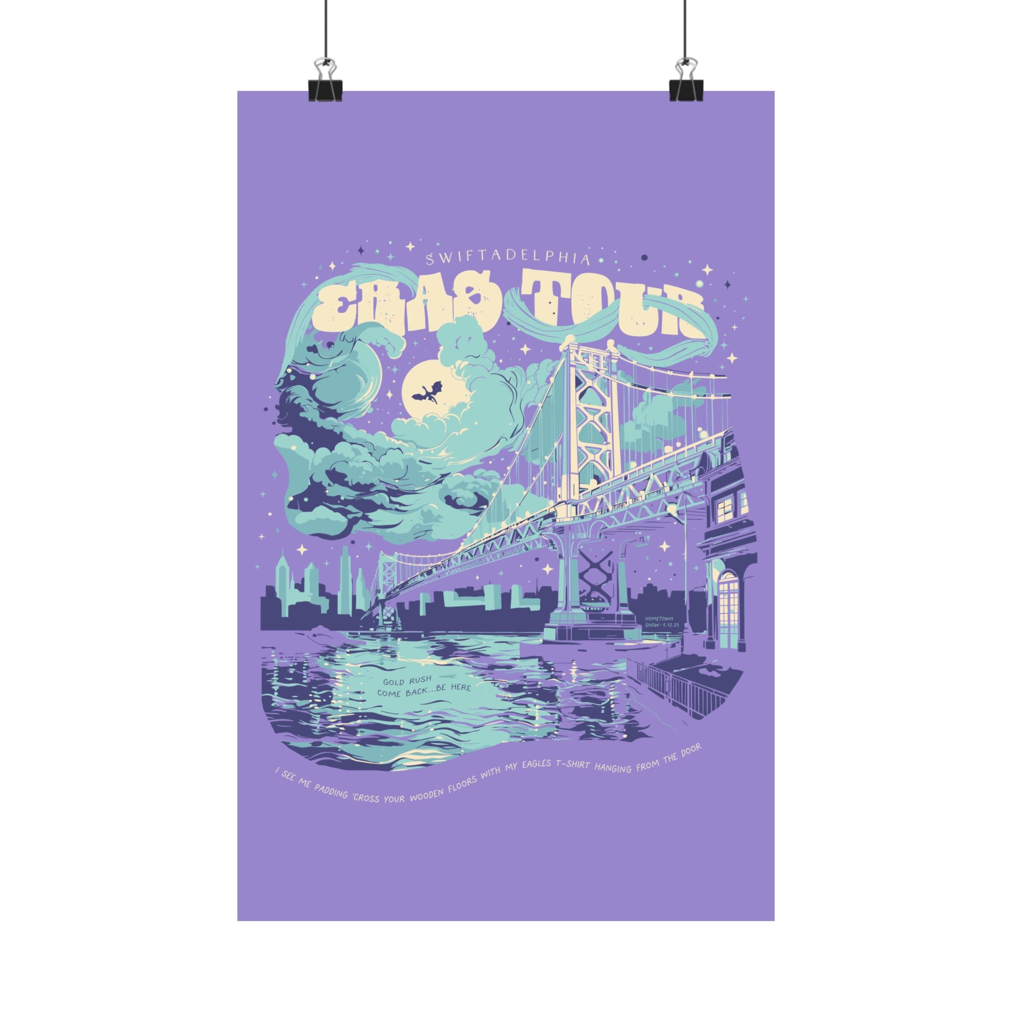 Violet Night One Swiftadelphia Poster