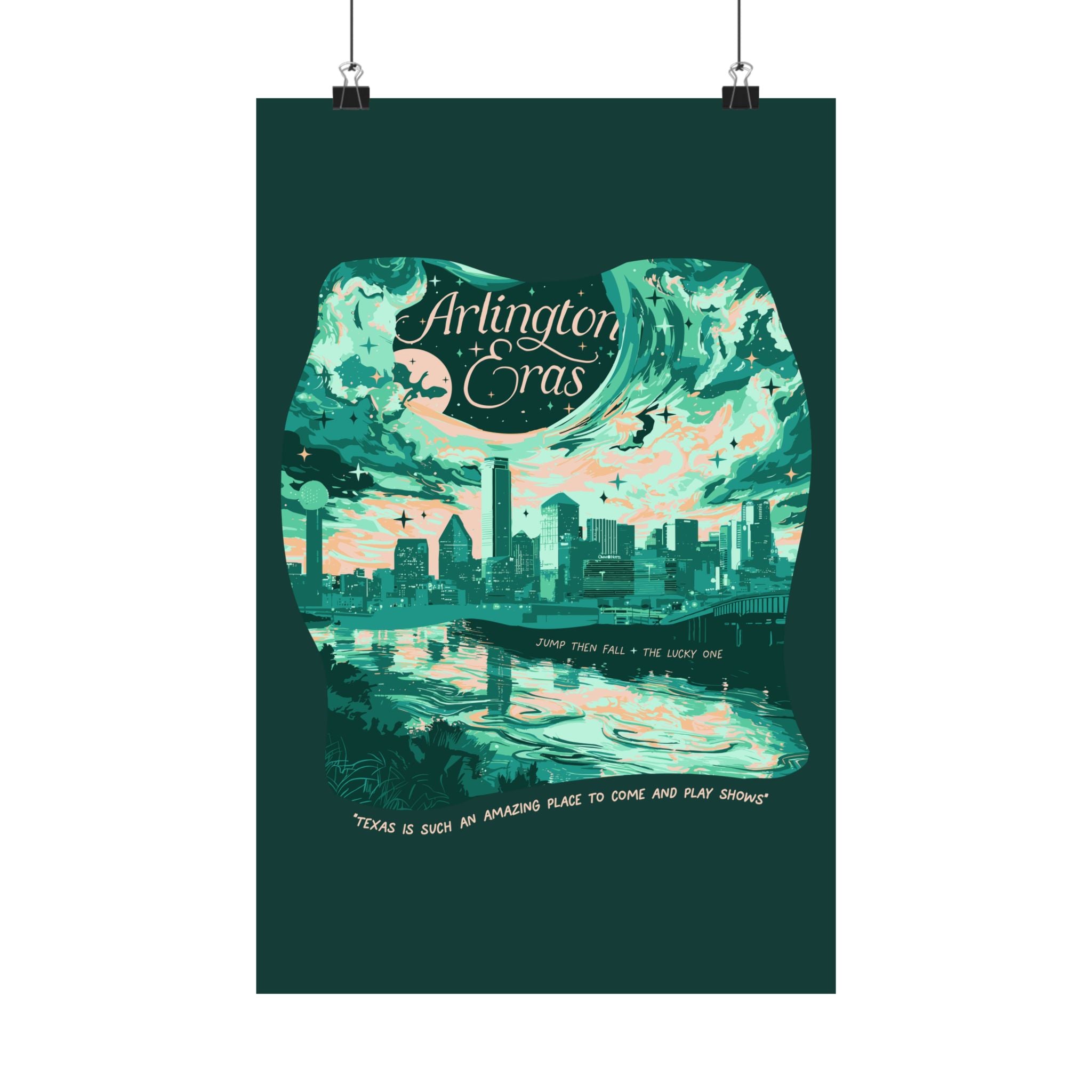 Emerald Night Three Arlington Eras Poster