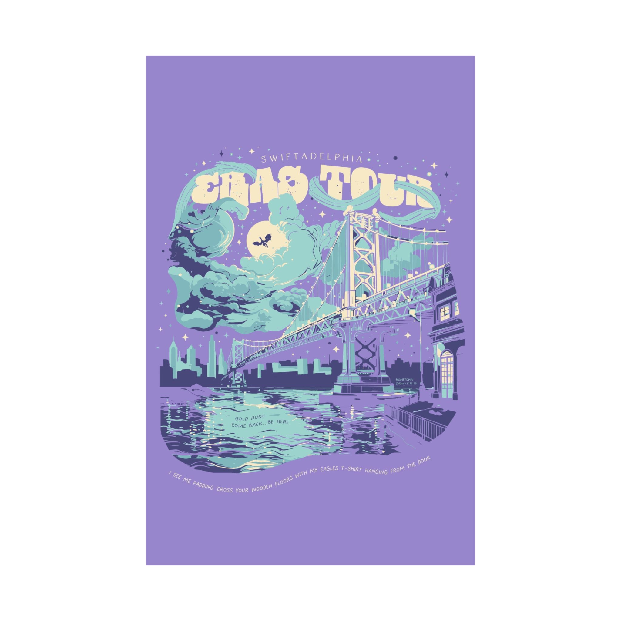 Violet Night One Swiftadelphia Poster