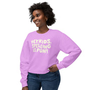 Spelling is Fun Lightweight Crewneck