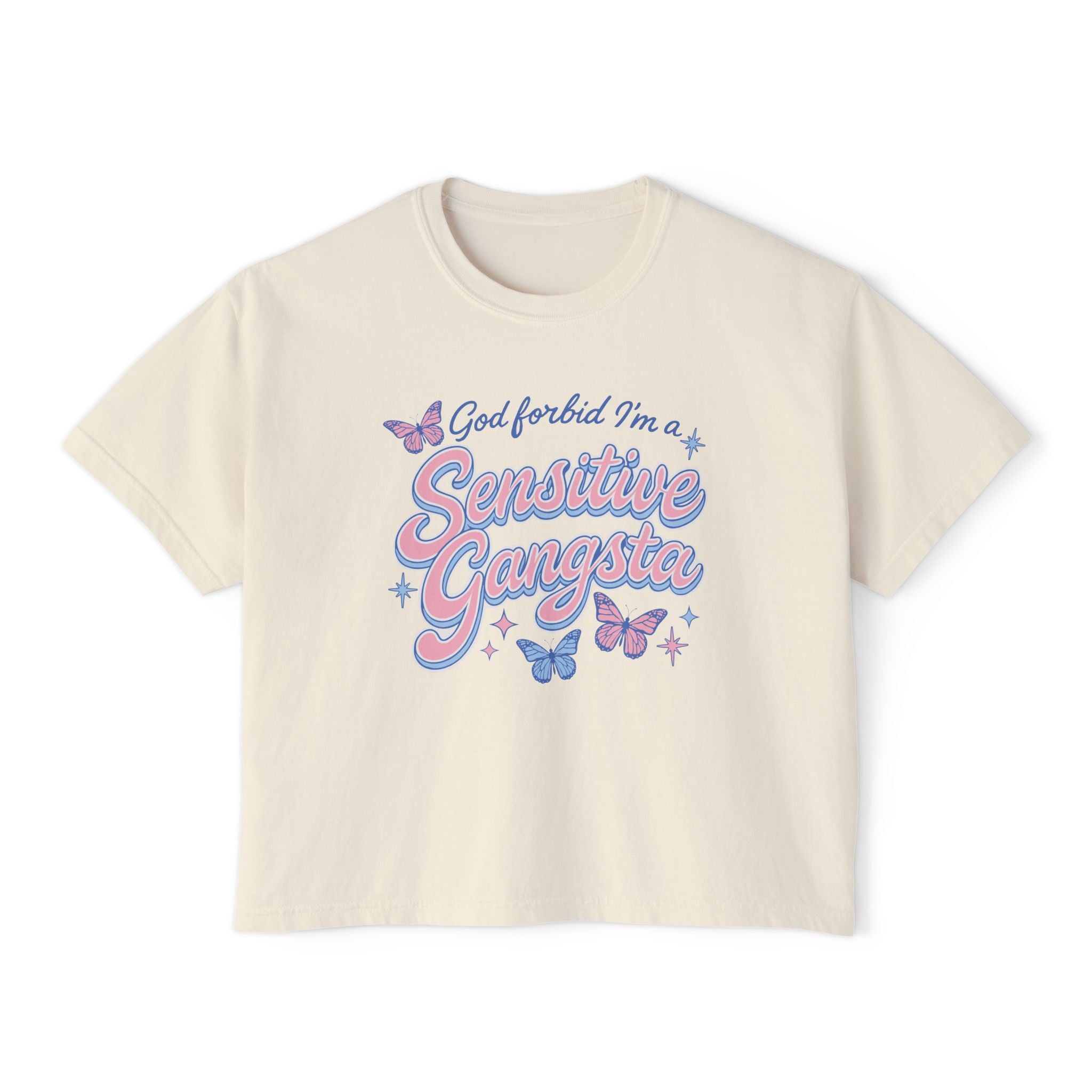 Sensitive Gangsta Crop Top