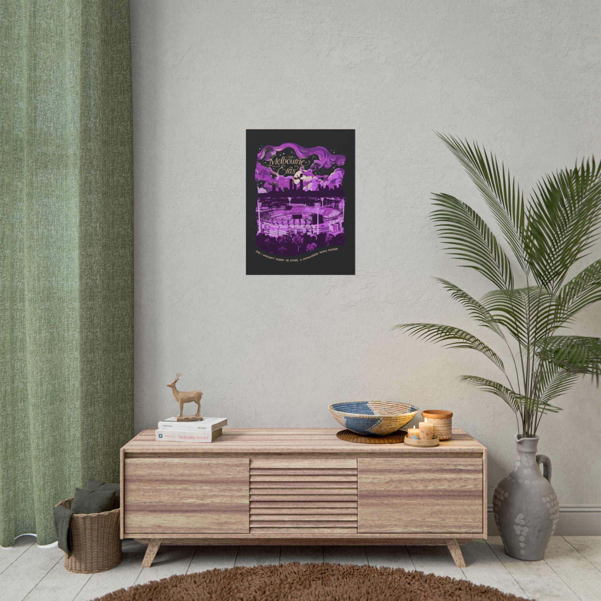 Black Night One Melbourne Eras Tour Poster