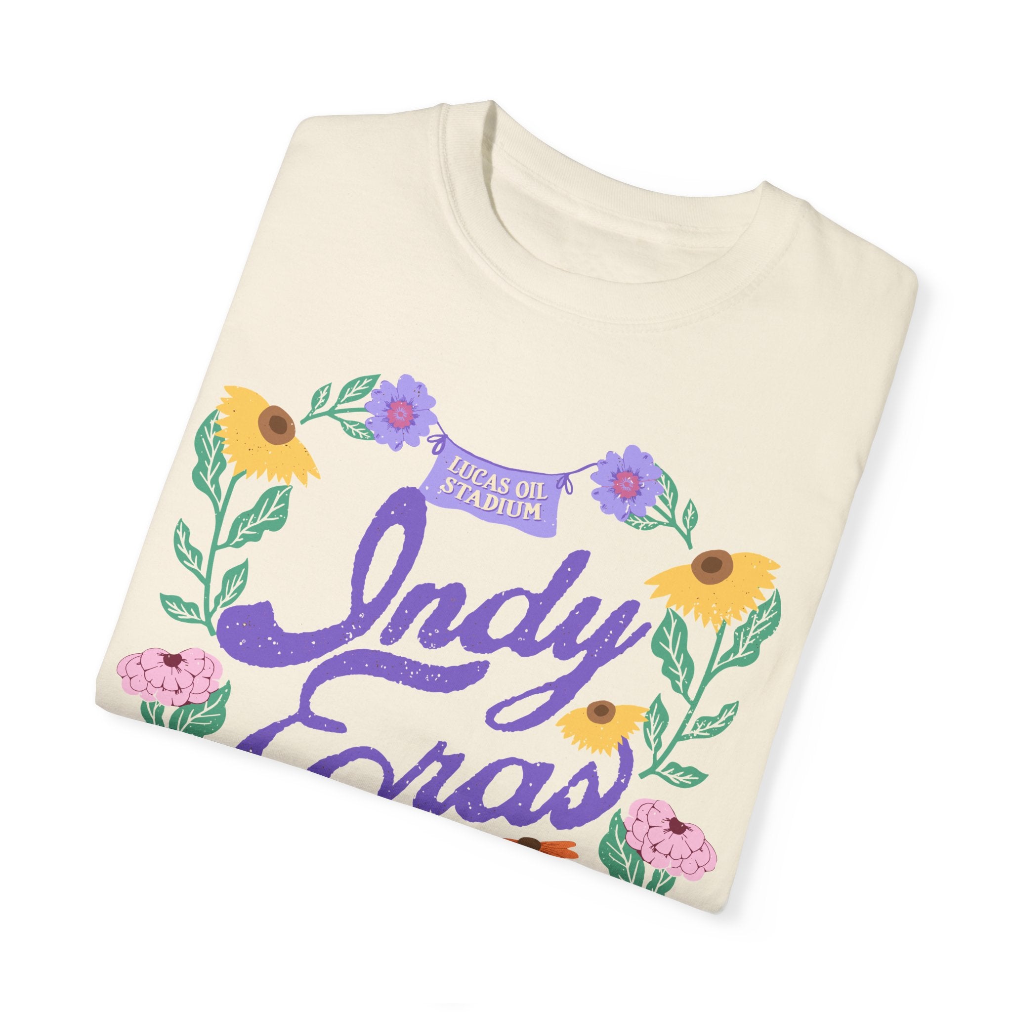 Indy Eras Tour  Floral Piano Comfort Colors Tee
