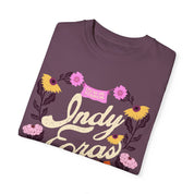 Indy Eras Tour  Floral Piano Comfort Colors Tee
