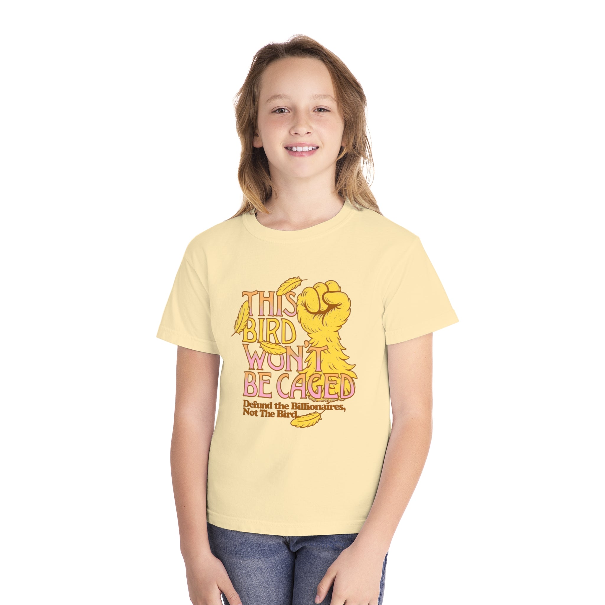 Kid's This Bird Won't Be Caged Tee