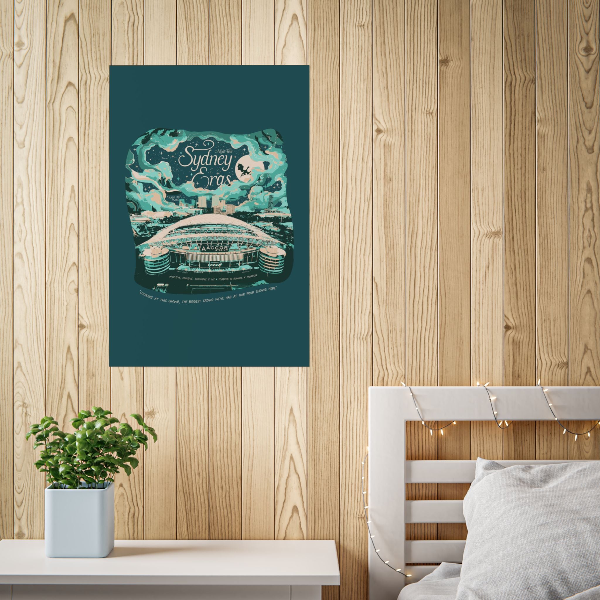 Emerald Night Four Sydney Eras Tour Poster