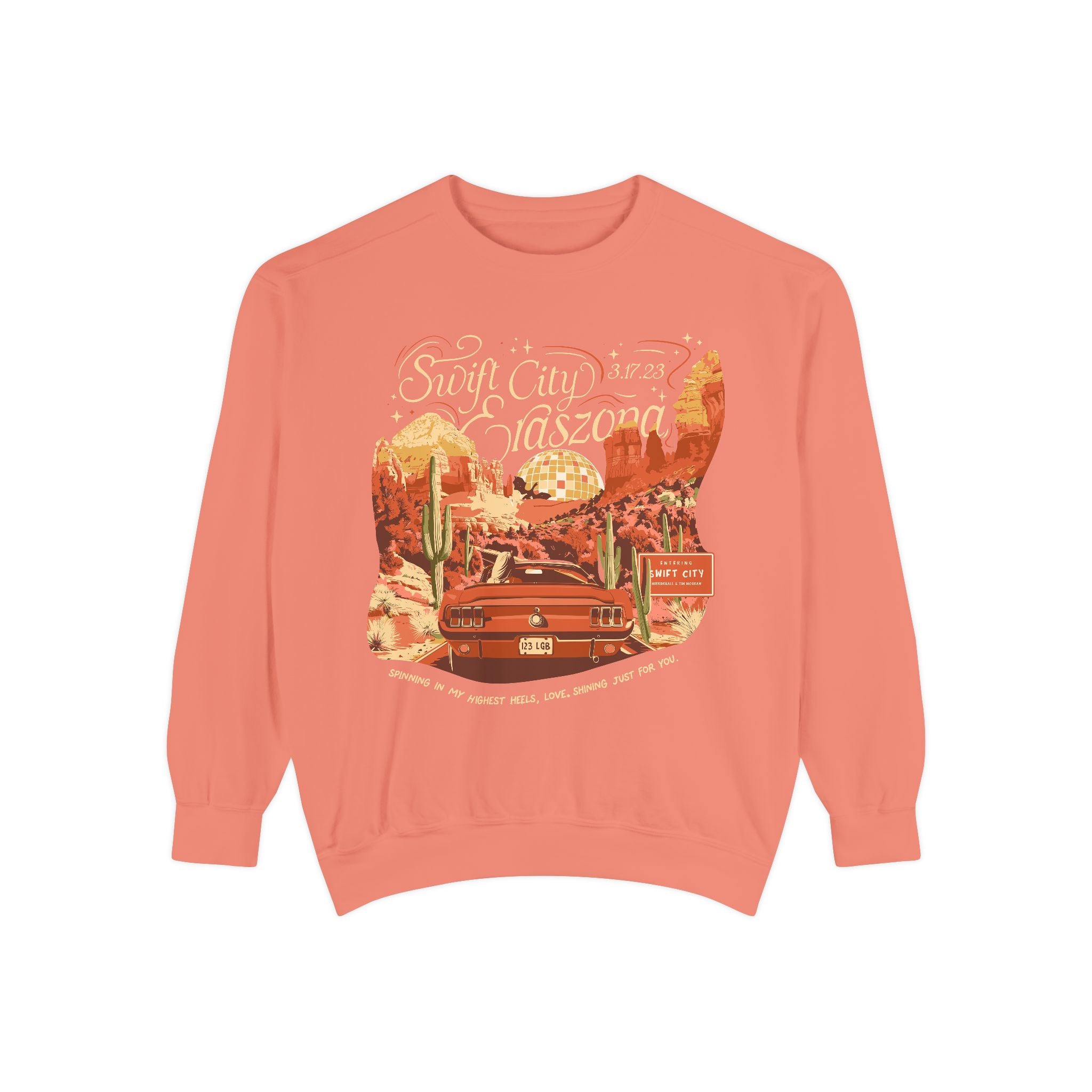 Night One Sedona Drive Eraszona Tour Crewneck