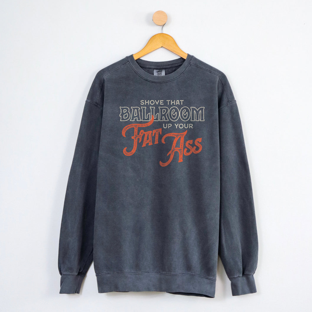Shove That Ballroom Crewneck in Pepper