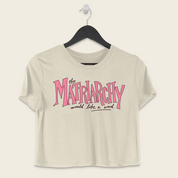 The Matriarchy Would Like a Word Boxy Tee in Ivory