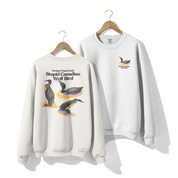 Stupid Canadian Wolf Bird Crewneck