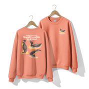Stupid Canadian Wolf Bird Crewneck
