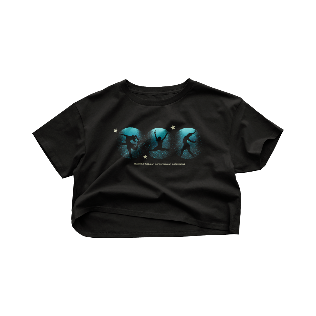 Women Can Do Bleeding Crop Top